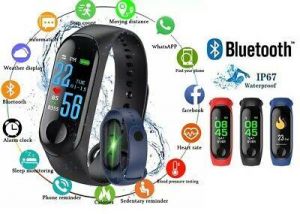 מאמא-שופ מוצרי אלקטרוניקה וסמארטפונים Smart Band Watch Bracelet Wristband Fitness Tracker Blood Pressure HeartRate M3