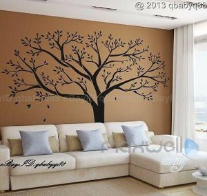 מאמא-שופ טיפוח ובריאות Giant Family Tree Wall Sticker Vinyl Art Home Decals Room Decor Mural Branch