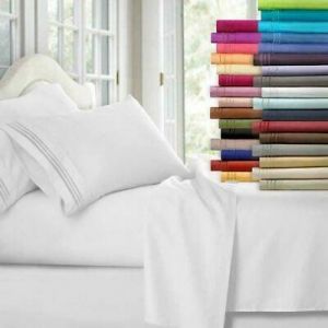 מאמא-שופ טיפוח ובריאות Egyptian Comfort 1800 Count 4 Piece Bed Sheet Set Deep Pocket Bed Sheets